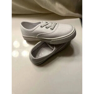 Children's Place White Tennis shoes Girls SZ 10‎ New